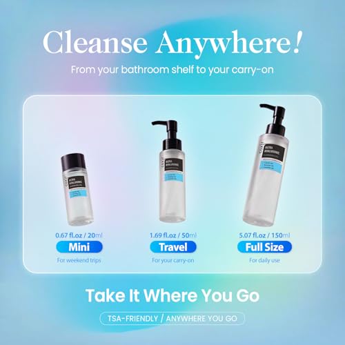 Coxir Ultra Hyaluronic Cleansing Oil - Travel Mini Makeup Remover