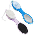 4-in-1 Pedicure Foot File & Pumice Stone Brush - Callus Remover (2 Pack)
