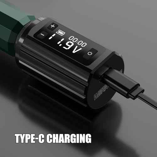 Wormhole Tattoo Gun Kit Tattoo Kit Complete Wireless Tattoo Machine Kit With 1200 mAh Tattoo Battery for Tattoo Beginners WTK389