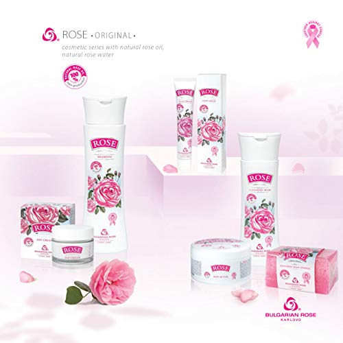 Bulgarian Rose Body Butter with Natural Rose Oil, Nourishing & Moisturizing, Hydrating Skin Care, Rejuvenating Body Lotion
