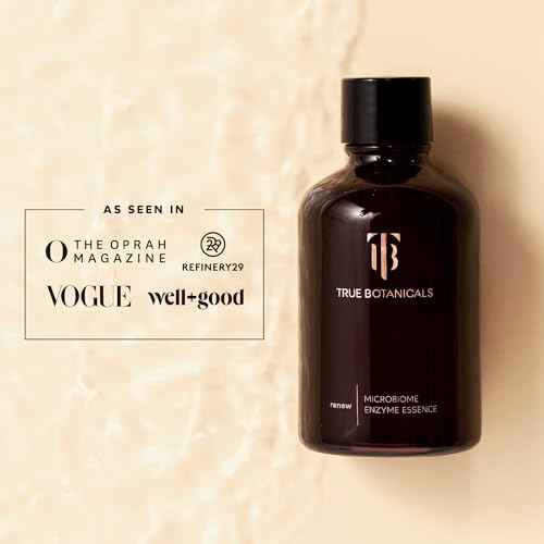 True Botanicals Microbiome Enzyme Essence | Hydrating & Resurfacing Benefits for All Skin Types | Gives a Dewy Looking Complexion | Dermatologist Tested, All Natural, Vegan | 4 fl oz | 118 ml