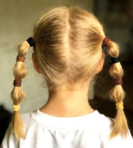 Baby Hair Ties 120-Pack Soft Elastic Ponytail Holders for Toddlers & Kids