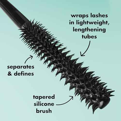 e.l.f. Lash XTNDR Mascara, Made With Tubing Technology For The Look Of Lash Extensions, Clump & Flake Free, Vegan & Cruelty-Free, Pitch Black