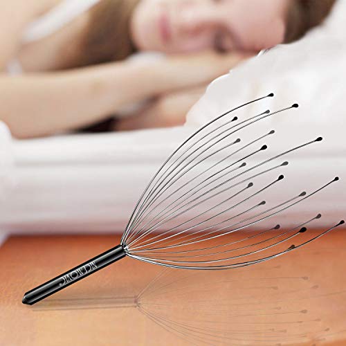 NICEMOVIC 2-Pack Scalp Massager with 20 Fingers for Hair Growth