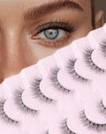 Onlyall Natural Lashes 7 Pairs - Wispy Soft Fake Eyelashes