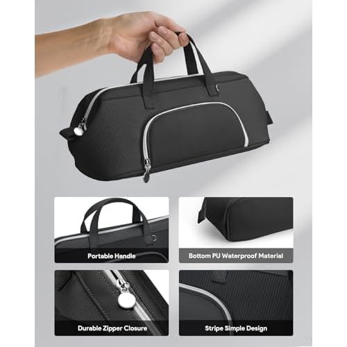Lotour Hair Tools Travel Case Bag for Shark HD430 FlexStyle/Dyson Airwrap/Dyson Supersonic Hair Dryer, Portable Travel Case Storage Organizer
