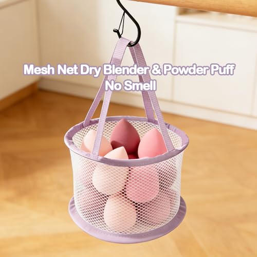 Makeup Brush Cleaner Mat & Drying Basket - 3-in-1 Kit