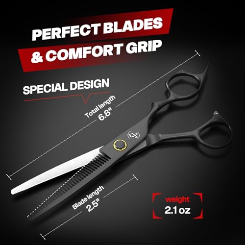 Professional 6.8" Thinning Shears - Japanese 440C Stainless Steel