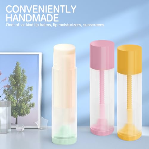 JuLand 50-Slot Lip Balm Filling Tray with Spatulas - Complete DIY Chapstick Making Kit, Compatible with 5.5ml Empty Lip Balm Tubes (Tubes Not Included)