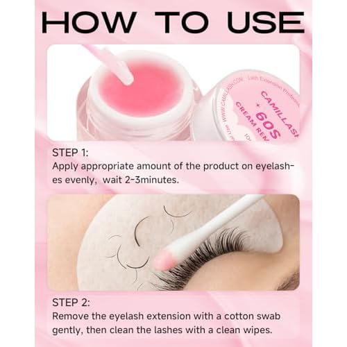 Lash Remover for Eyelash Extensions ? Professional Grade, Fast & Gentle Adhesive Glue Dissolver ? Suitable for Sensitive Eyes ? Easy & Safe Cluster Lashes Removal ? Salon & Home Use ? 10gram