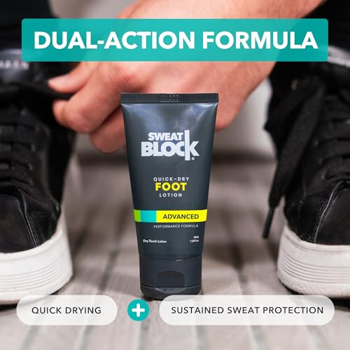 Foot Antiperspirant Lotion - Quick-Dry Odor Eliminator, 1.69 fl oz