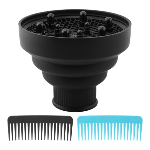 Collapsible Hair Dryer Diffuser for Curly Hair – Universal Attachment