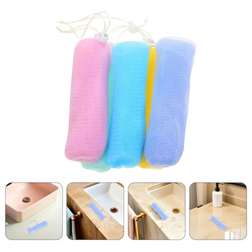 Healeved Exfoliating Soap Saver Mesh Bags - 10 Pack Drawstring Foaming Pouches