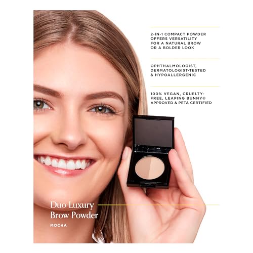 Arches & Halos Duo Luxury Brow Powder - Mocha Blonde