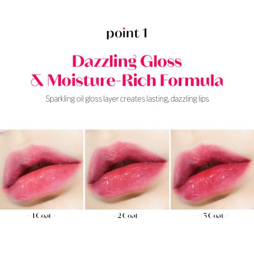 ETUDE Dear Darling Oil Tint #2 Plum Berry Lip Gloss