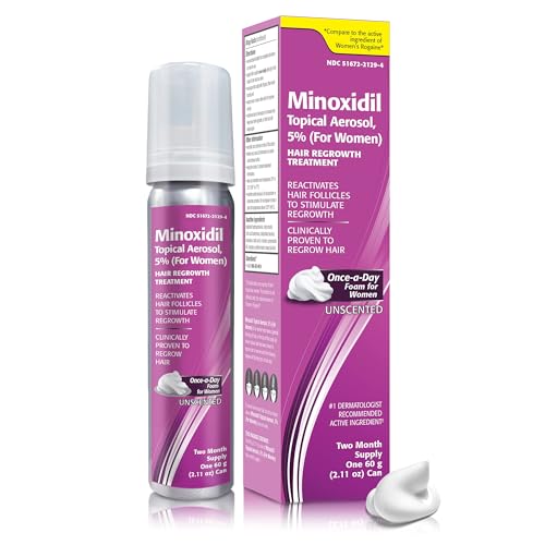 Minoxidil 5% Foam for Women Hair Regrowth Treatment