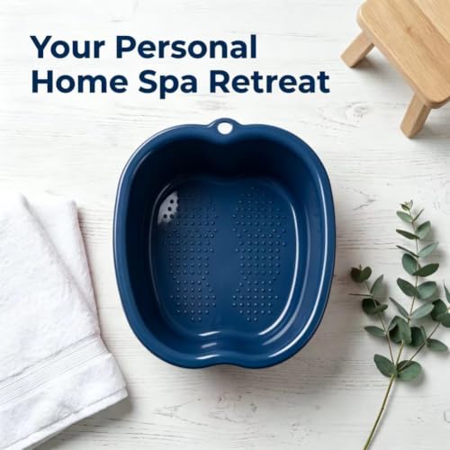Foot Soaking Tub with Massage Nodes - Relaxation Basin for Home Spa