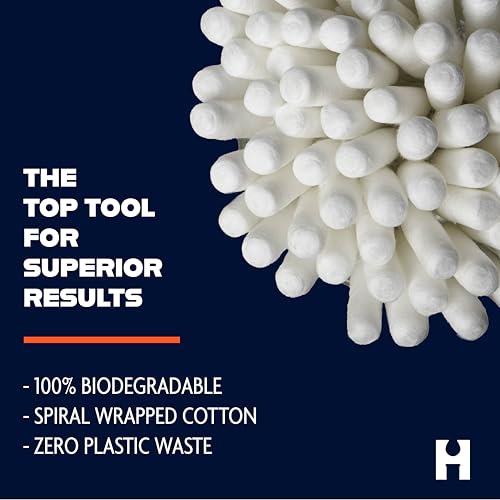 TerpTitans Pro Flex 2-Pack Flexible Cotton Swabs for Precision Cleaning