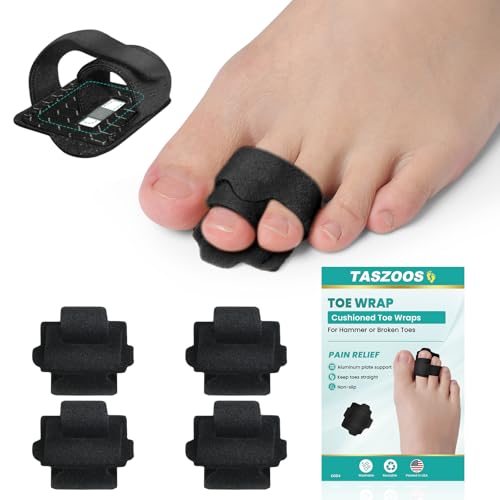 Hammer Toe Straightener & Splint Wraps - 4Pcs Adjustable Support