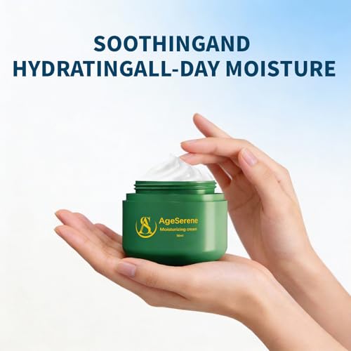 Daily Facial Moisturizer Cream, Formulated Without Common Irritants for Those with Sensitive Skin, Squalane & Hyaluronic Acid, Moisture Barrier Repair, Long Lasting Hydration£¬1.7 fl oz