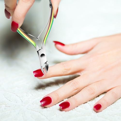 5-in-1 Cuticle Trimmer Set - Professional Stainless Steel Manicure Pedicure Tools