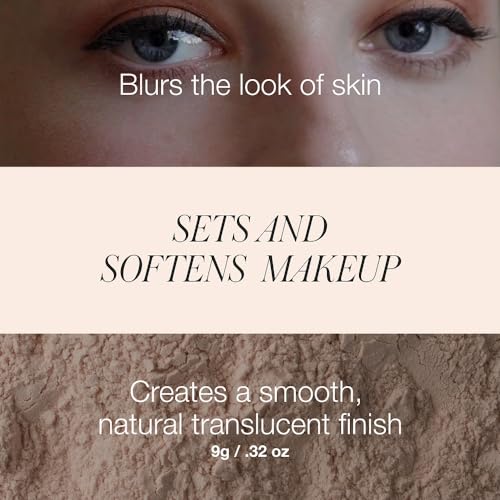 RMS Beauty UnPowder Natural Mattifying Finishing Powder, Ultra-Lightweight Translucent Loose Powder for Oil Control, Shine Reduction, Smooth Matte Skin Finish, 0.1 oz