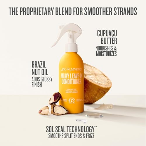 Sol de Janeiro Milky Leave-In Conditioner - Frizz Control & Heat Protection