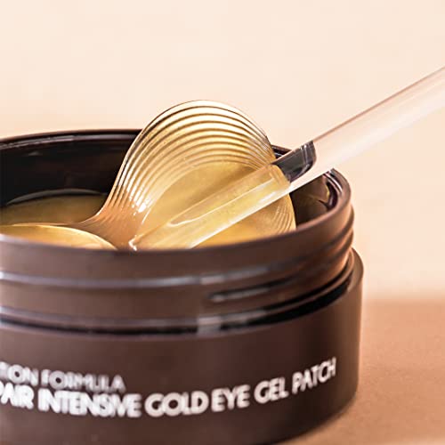 MIZON Snail Gold Eye Gel Patches + Cicaluronic Vegan De-puffing Eye Patches. Intensive eye skincare, anti-wrinkle, de-puffing, refreshing, soothing, hydrating.