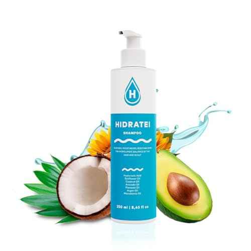 Hidratei Brazilian Beauty Shampoo | Ultimate Moisturizer for All Hair Types | Deep Scalp Restoration & Hair Balance | Clean Label & Natural Ingredients | 8.45 Oz