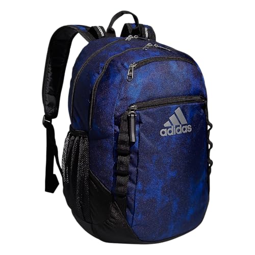 adidas Excel 6 Backpack, Stone Wash Team Royal Blue/Black, One Size