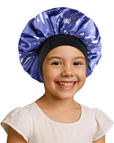 Satin Bonnet for Kids with Adjustable Elastic Band