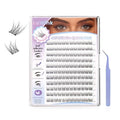 Self Adhesive Lash Clusters 132pcs 10-12mm Natural Eyelashes