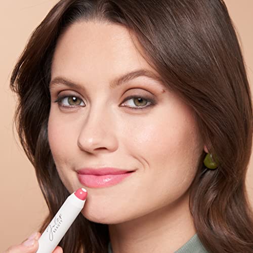 Julep The Perfect Pair 2pc Set: It's Balm Tinted Lip Balm Nectar Pink and With a Trace Retractable Creamy Long-Lasting Lip Liner, Antique Rose