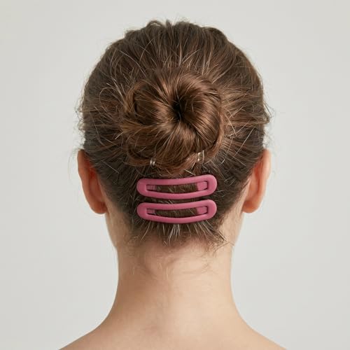 12 Pcs Matte Metal Hair Clips Set for Women - No Slip Barrettes