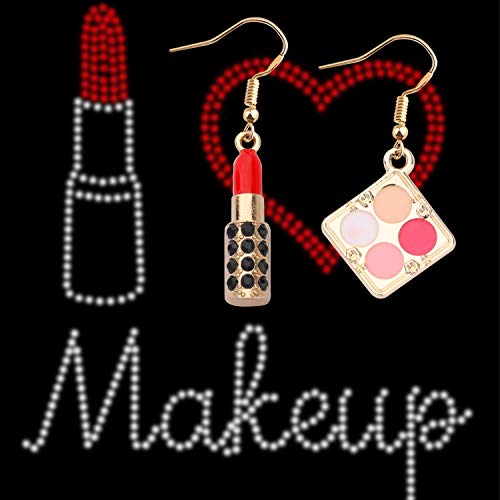 3D Lipstick Earrings - Makeup Artist Gift for Women