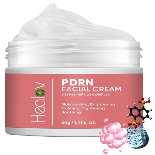 PDRN Cream ? Rejuvenating Korean Face Moisturizer with Salmon DNA, Niacinamide & Vitamin C ? Anti-Aging, Firming, Plumping Daily Cream for Dark Spots, Uneven Tone, Glow, Collagen & Barrier Repair