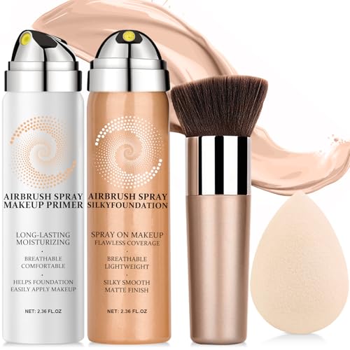 Airbrush Foundation Spray with Primer - Full Coverage