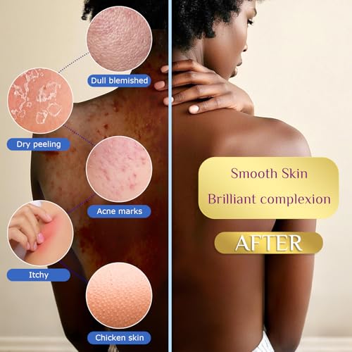 4 Pack African Net Exfoliating Body Scrubber for Shower - Vibrant Colors