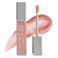 LED Lip Gloss with Mirror & Applicator Brush - Hydrating, Non-Sticky