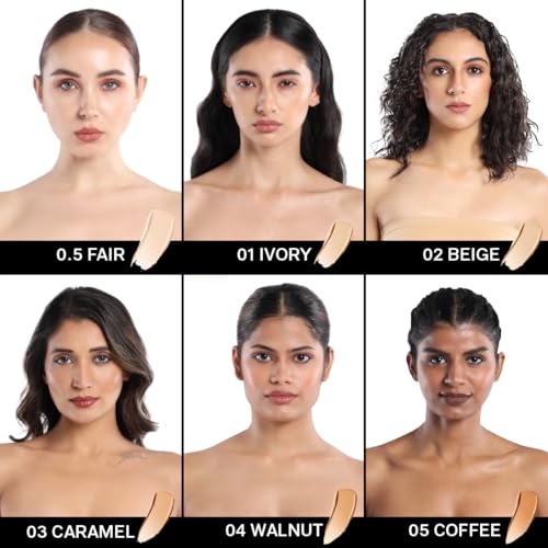 FLiCKA The Base Story Cream Foundation - Medium to High Coverage, SPF, Waterproof, All Skin Types