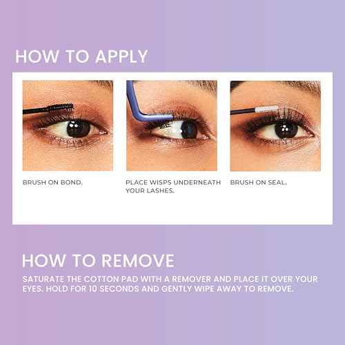 KISS Falscara DIY Eyelash Extension Remover with Natural Rosewater ? Gentle Soothing Nourishing Eye Cleanser for Removal of Artificial False Synthetic Eyelashes, Lash Wisps, and Bond & Seal Adhesive