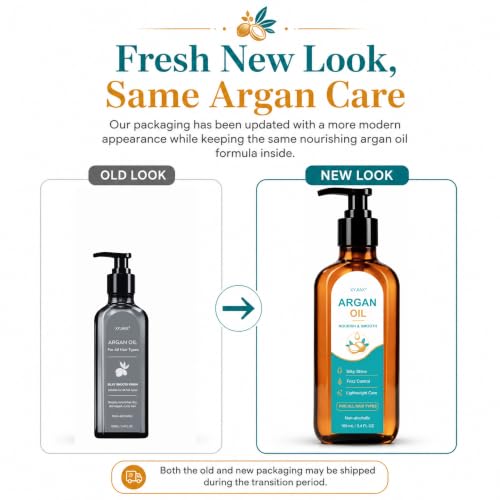 Argan Oil Hair Treatment for Frizz Control & Smoothing