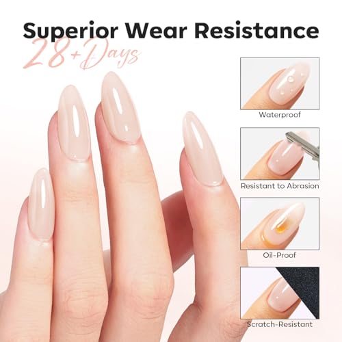 modelones Builder Nail Gel Top Coat C-Nude-1 Nude Pink 15ml - Apex & Shine