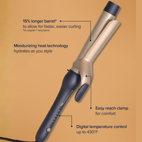 Bio Ionic GoldPro 1.25" Curling Iron with Moisturizing Heat
