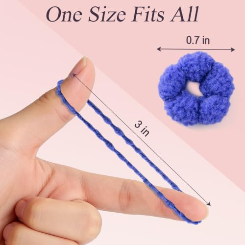Baby Hair Ties 100PCS - Soft Cotton Elastic Bands for Fine Hair