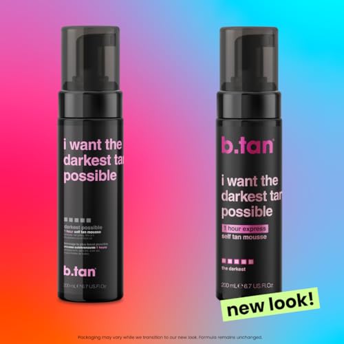 B.tan Ultra Dark Self Tanner Mousse - 1 Hour Express Foam