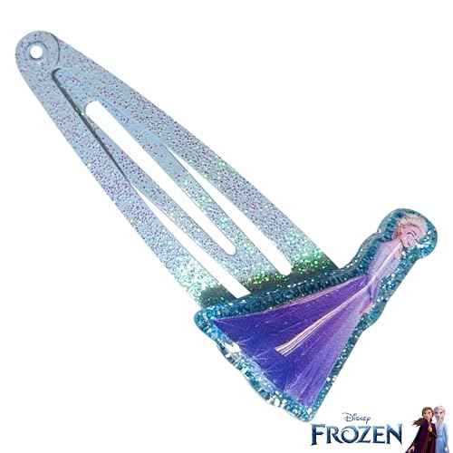 LUV HER Frozen Hair Clips for Girls Snap Clips 8 Pack Multi Color Ages 3+
