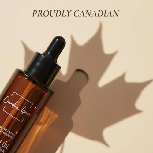 Canadian Grace Rosemary Castor Hair Oil 100mL - Nourishing Hair Treatment for All Hair Types