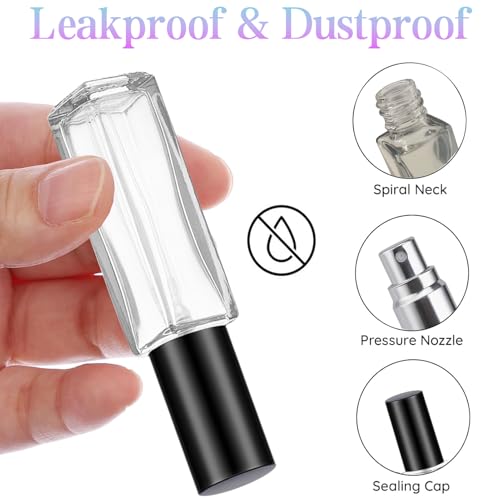 YOCASII 4PCS Travel Refillable Perfume Bottles - Color B