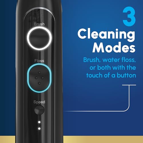 Waterpik Sonic-Fusion Electric Toothbrush & Water Flosser - Black